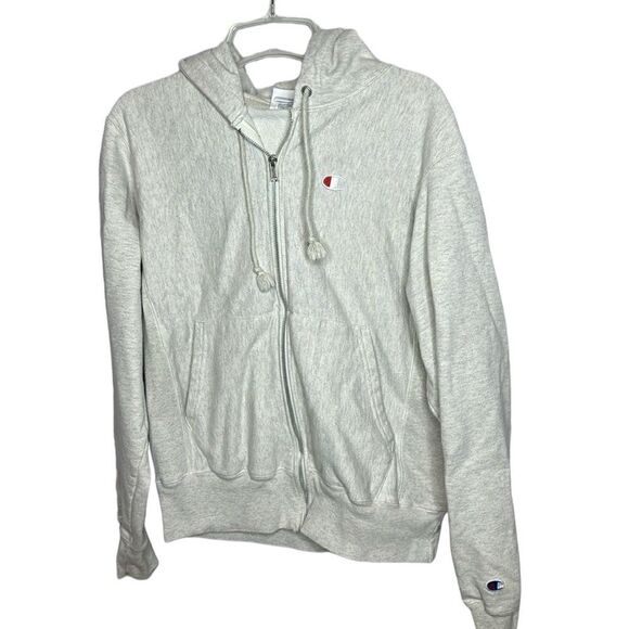 Champion Full Zip Grey Hoodie Sweatshirt. Size Small. - Picture 1 of 8